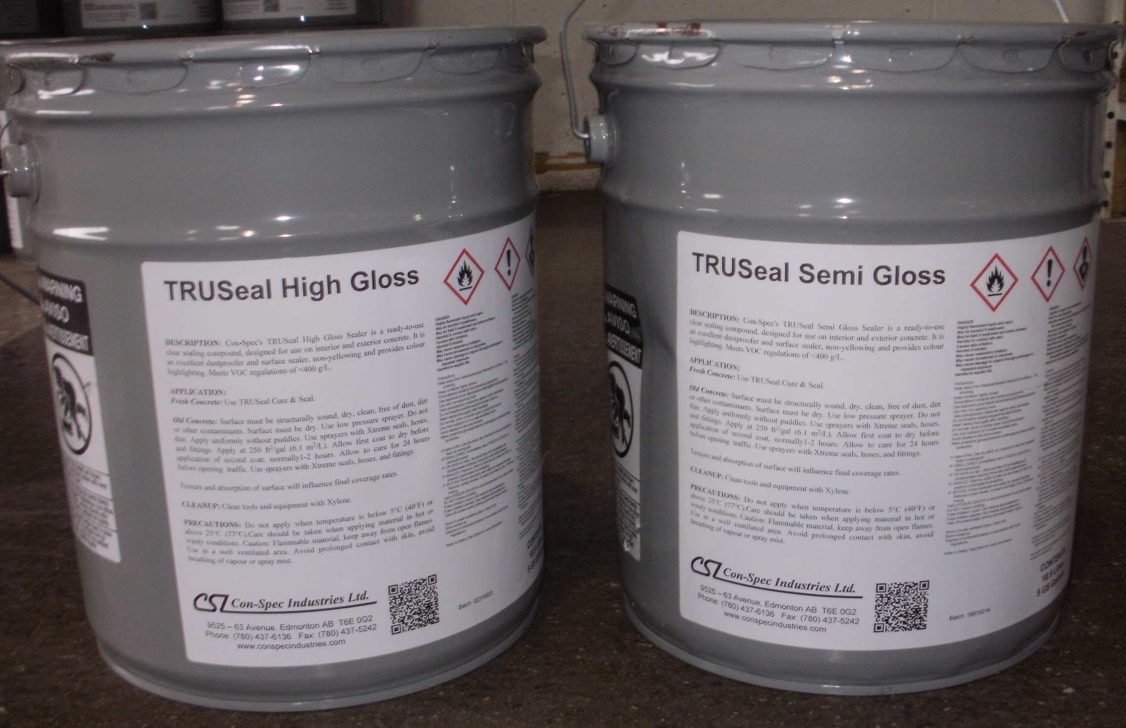 Truseal Acrylic Sealer Con Spec Industries